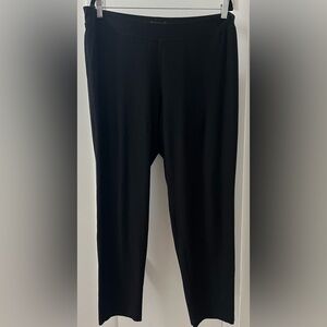 Eileen Fisher Viscose Pants Black Size Large